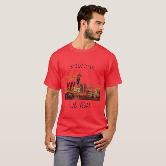 Las Vegas t-shirt (Voorkant volledig)