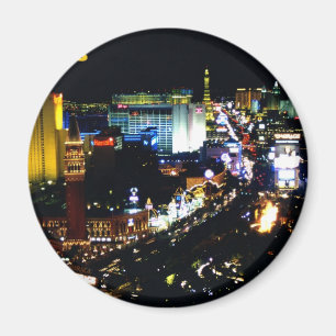 Las Vegas The Strip at night Magneet