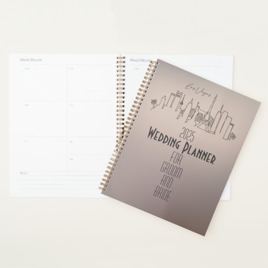 Las Vegas-thema bruiloft Planner (Display)