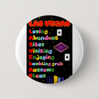Las Vegas Tourist Acroniem Button