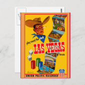 Las Vegas Travel Briefkaart (Voorkant / Achterkant)