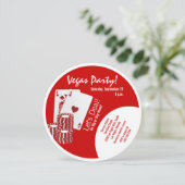 las vegas - uitnodiging (Staand voorkant)