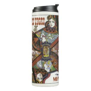 Las Vegas USA aangepaste monogram tumbler Thermosbeker