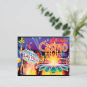 Las Vegas Vacation Briefkaart (Staand voorkant)
