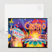 Las Vegas Vacation Briefkaart (Voorkant / Achterkant)