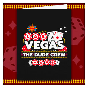 Las Vegas Vakantie Dude Crew Jongens Trip Las Vega Kaart