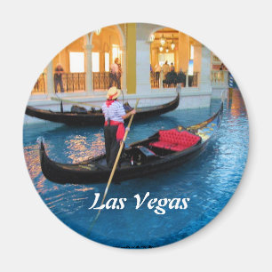 Las Vegas Venice gondoliers magnet Magneet