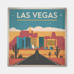 Las Vegas Verenigde Staten vintage Magneet