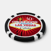 Las Vegas verjaardag casino chip (Enkel)
