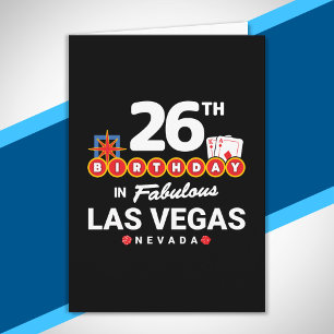 Las Vegas Verjaardagsfeest - 26e verjaardag in Veg Kaart