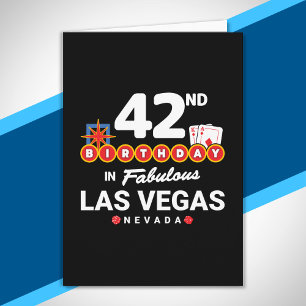 Las Vegas Verjaardagsfeest - 42e verjaardag in Veg Kaart