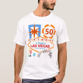 Las Vegas verjaardagsfeestje T-shirt (Voorkant)