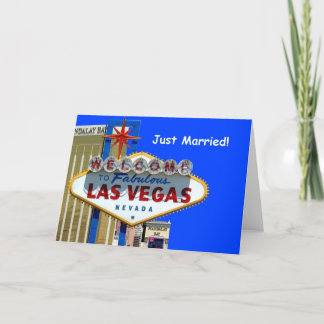 Las Vegas Viens De Se Marier ! Carte faire-part