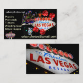 Las Vegas Visitekaartjes (Voorkant / Achterkant)