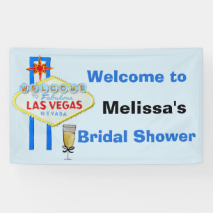 Las Vegas Vrijgezellenfeest welkomstbord Spandoek