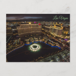 Las Vegas Water Show Briefkaart