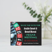 Las Vegas Wedding Bewaar de datum Post Kaart (Staand voorkant)