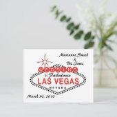 Las Vegas Wedding Briefkaart (Staand voorkant)