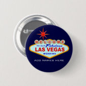 Las Vegas Wedding Button (Voorkant /achterkant)
