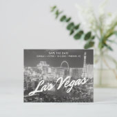 Las Vegas Wedding Enregistrer la date Carte postal (Debout devant)