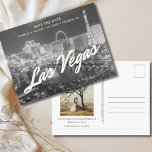 Las Vegas Wedding Enregistrer la date Carte postal<br><div class="desc">Capturez le plaisir de Las Vegas et invitation vos invités en style avec cette photo enregistrer la carte postale date. Le devant présente une superbe photo, donnant le ton parfait pour votre jour de mariage. Ajoutez du texte personnalisé et votre photo à l'arrière pour en faire votre propre. Entrez l'outil...</div>