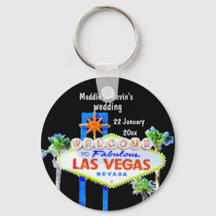 Las Vegas Wedding Favor Sleutelhanger
