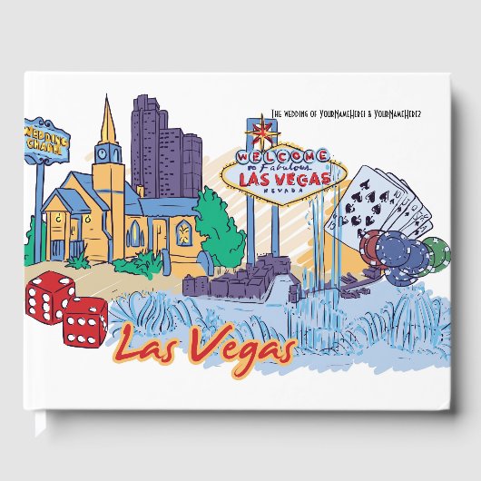 Las Vegas Wedding Gastenboek (Voorkant)