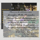las vegas Wedding Invitation Kaart (Voorkant / Achterkant)