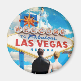 Las Vegas Wedding Invitation Magneet