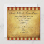 Las Vegas Wedding Invitation Sjabloon Kaart (Achterkant)
