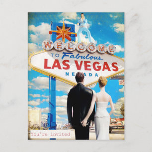 Las Vegas Wedding Invitation Uitnodiging Briefkaart