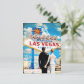 Las Vegas Wedding Invitation Uitnodiging Briefkaart (Staand voorkant)