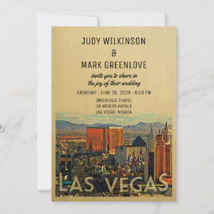 Las Vegas Wedding Invitation  Vegas Invite Kaart