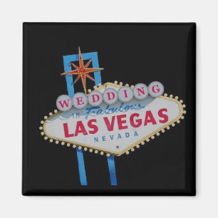 Las Vegas WEDDING Magnet Sample 1 Magneet
