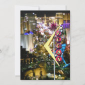Las Vegas Wedding Neon Sign Kaart (Achterkant)