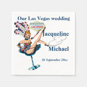 Las Vegas Wedding Party Servetten