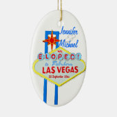 Las Vegas Wedding Photo Ornament (Rechts)