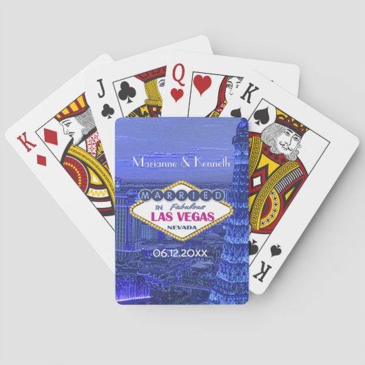 Las Vegas Wedding Pokerkaarten (Achterkant)