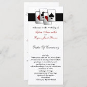 Las Vegas Wedding Program Programma (Voorkant / Achterkant)