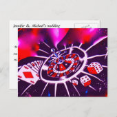 Las Vegas Wedding Response Kaart (Voorkant / Achterkant)