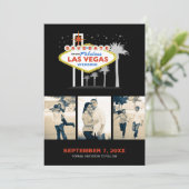 Las Vegas Wedding Save-the-date Save The Date (Staand voorkant)