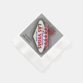 Las Vegas Wedding Silver Grey Servetten (Hoek)