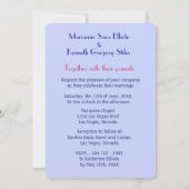 Las Vegas Wedding - sparen de Datum Save The Date (Achterkant)