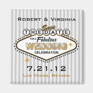 Las Vegas Wedding STD Magnet Magneet