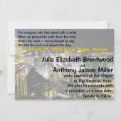 Las Vegas Wedding We hielden de aankondiging van d (Achterkant)