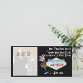 Las Vegas Weddings Fotoaankondiging Aankondiging (Staand voorkant)