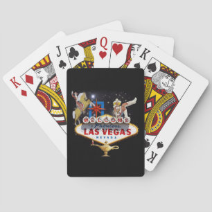 Las Vegas Welkom Bord Speelkaarten