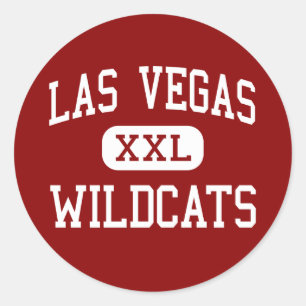 Las Vegas - Wildcats - Hoog - Las Vegas Ronde Sticker