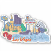 Las Vigas City Sticker (Voorkant)