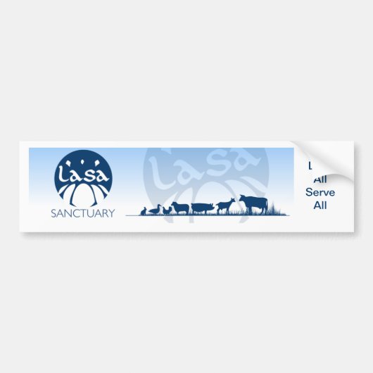 Lasa Bumpersticker (Voorkant)